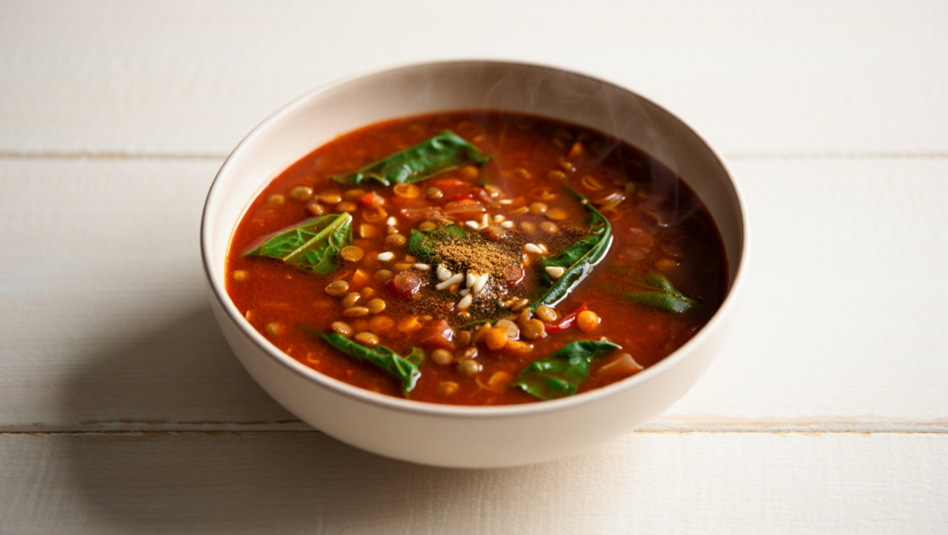 Swiss Chard and Lentil Soup