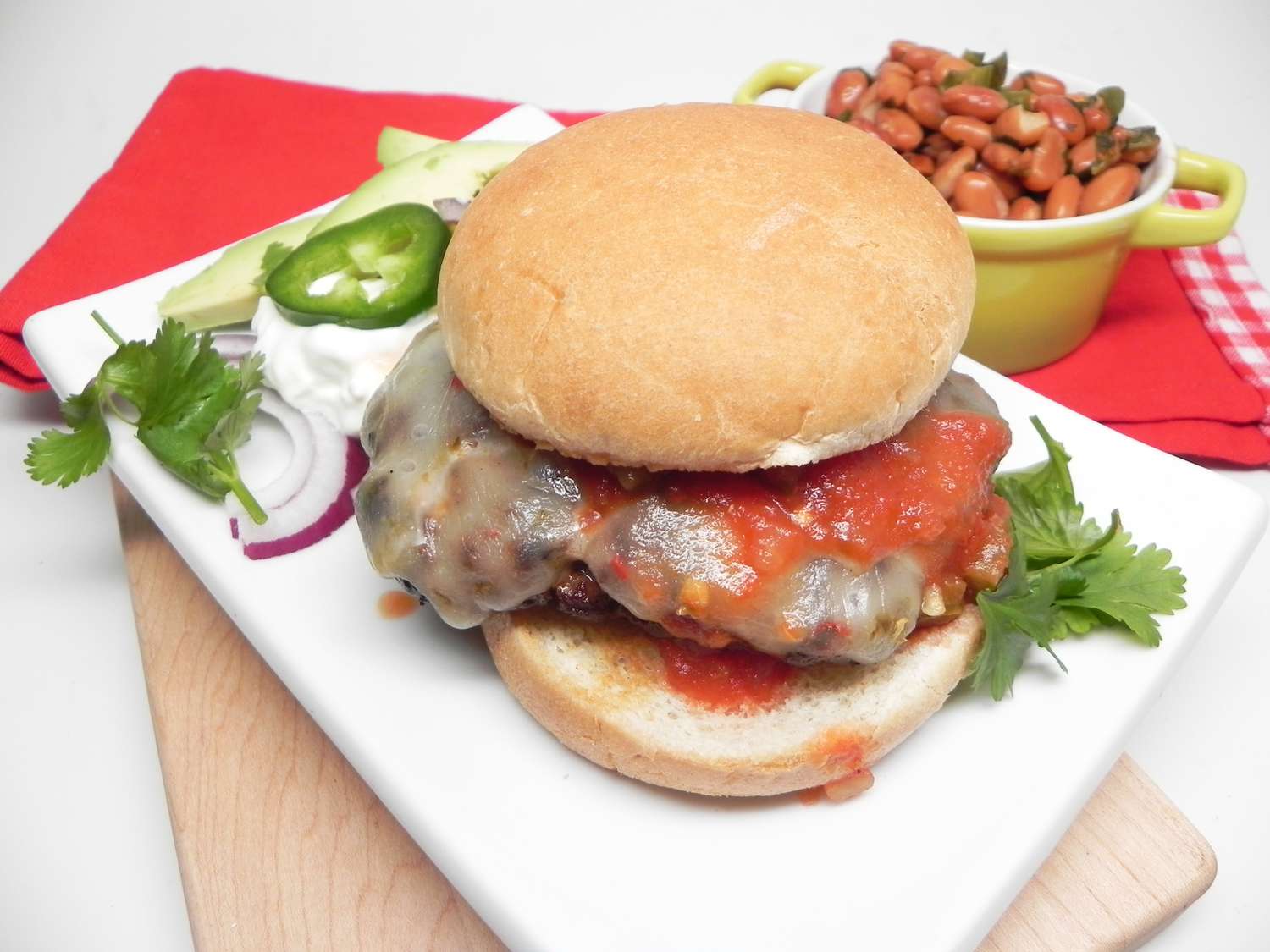 Taco-Seasoned Burgers