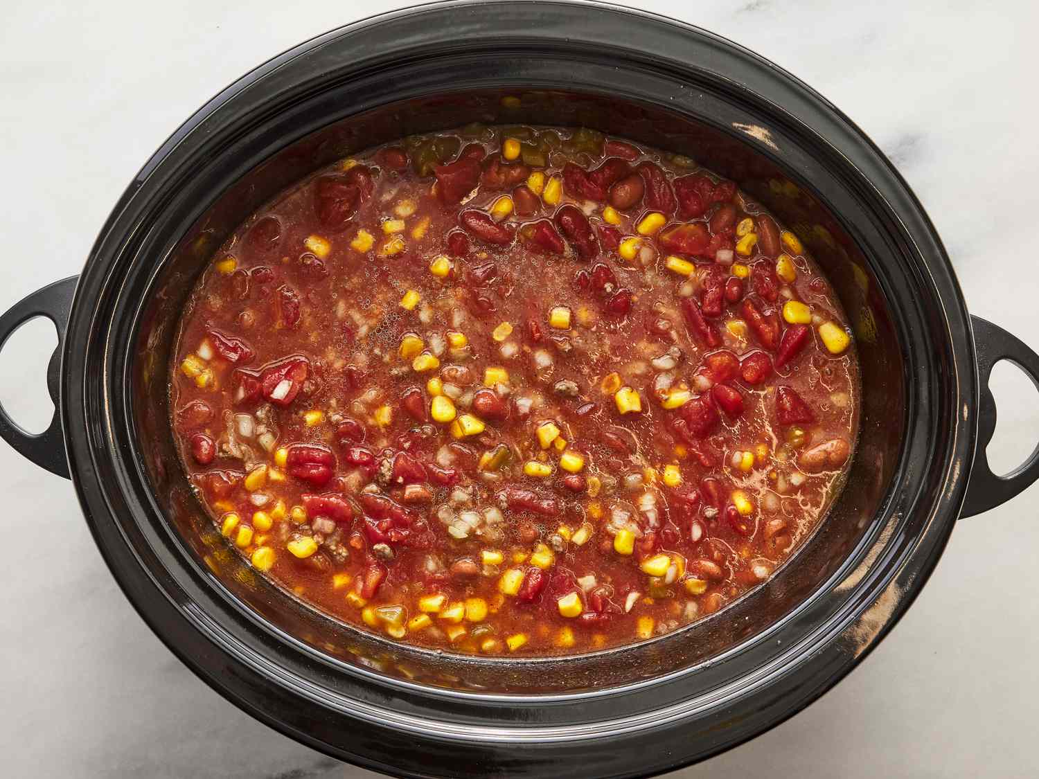 Taco Soup in Slow Cooker