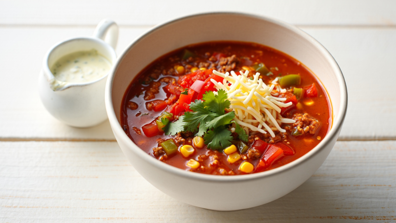 Taco Soup with Ranch Dressing Mix