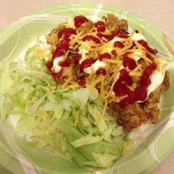 Taco Tater Tot Queso Bake