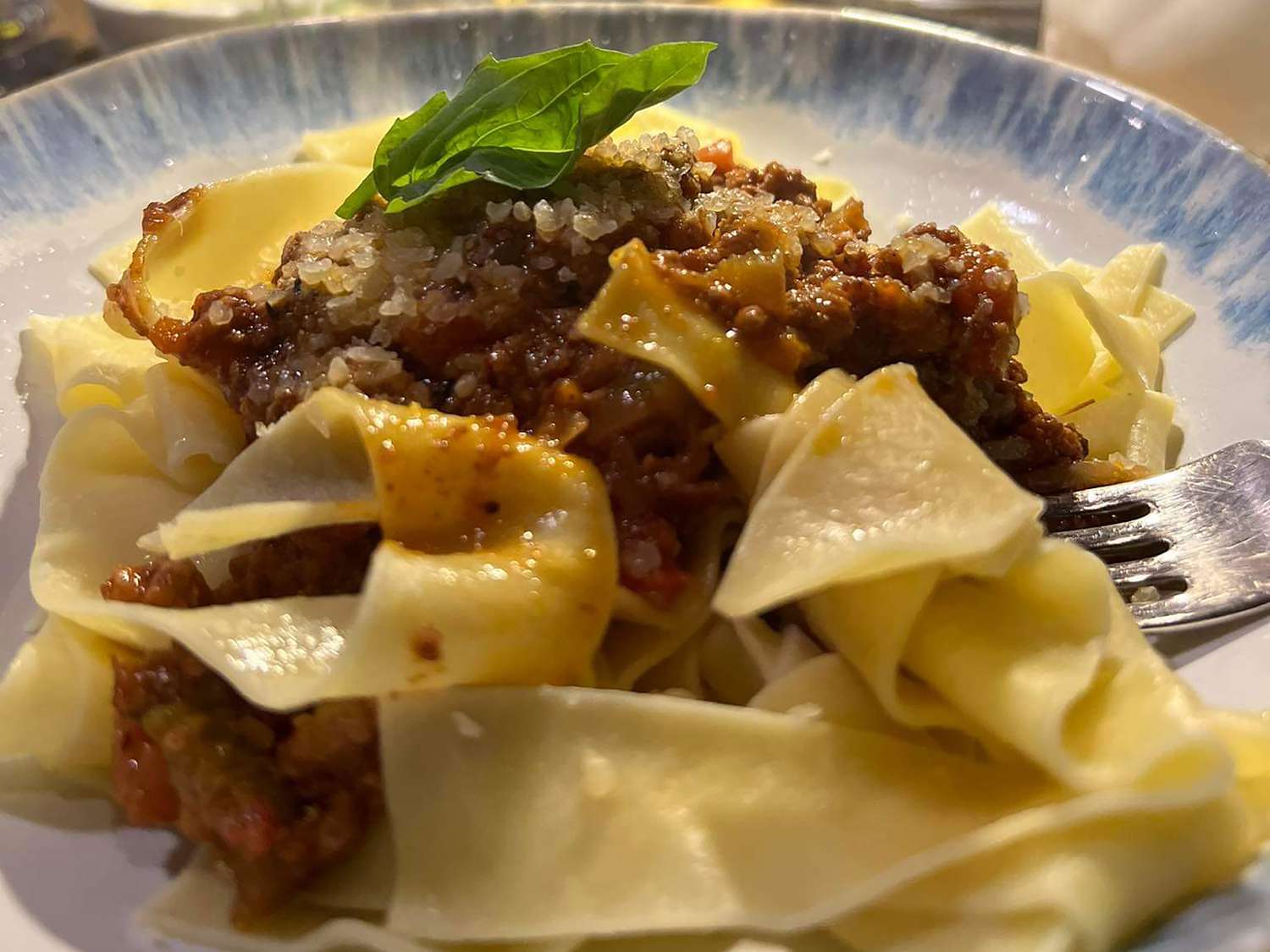 Tagliatelle with Bolognese Sauce
