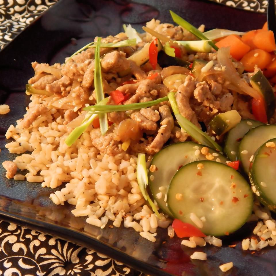 Taiwanese Pork Stir-Fry with Pickled Cucumbers