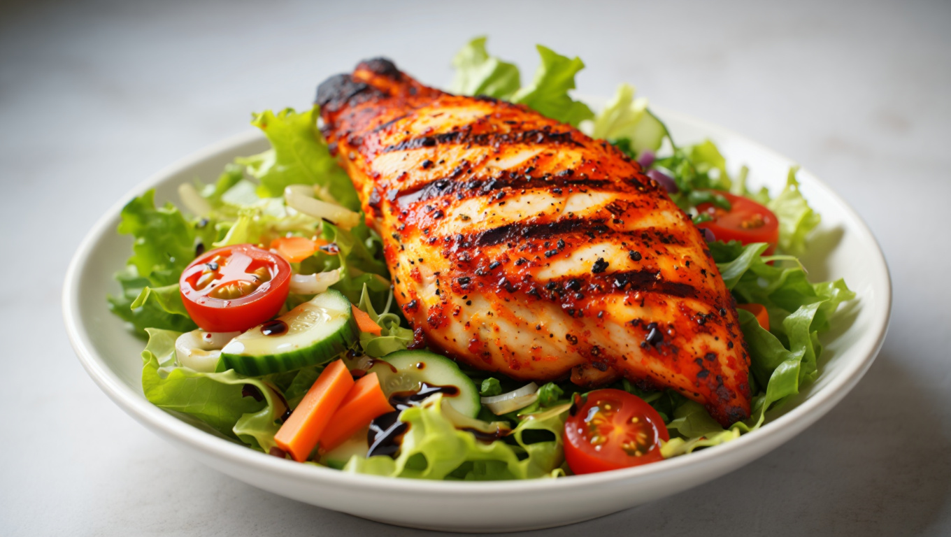 Tandoori Grilled Chicken Salad