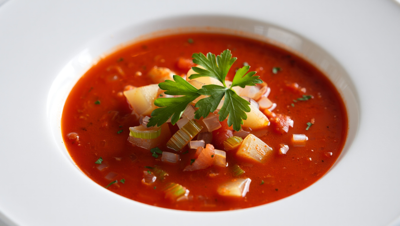 Tangy Manhattan Clam Chowder