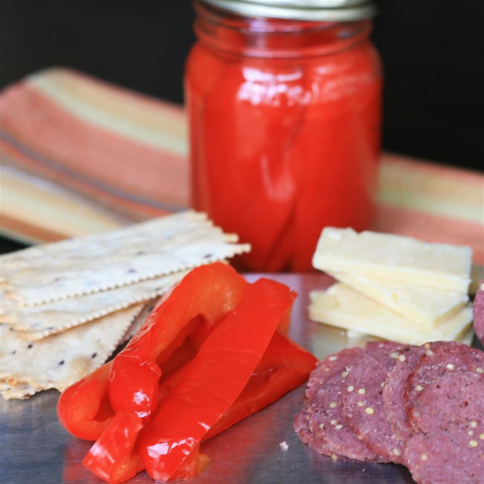 Tangy Pickled Bell Peppers
