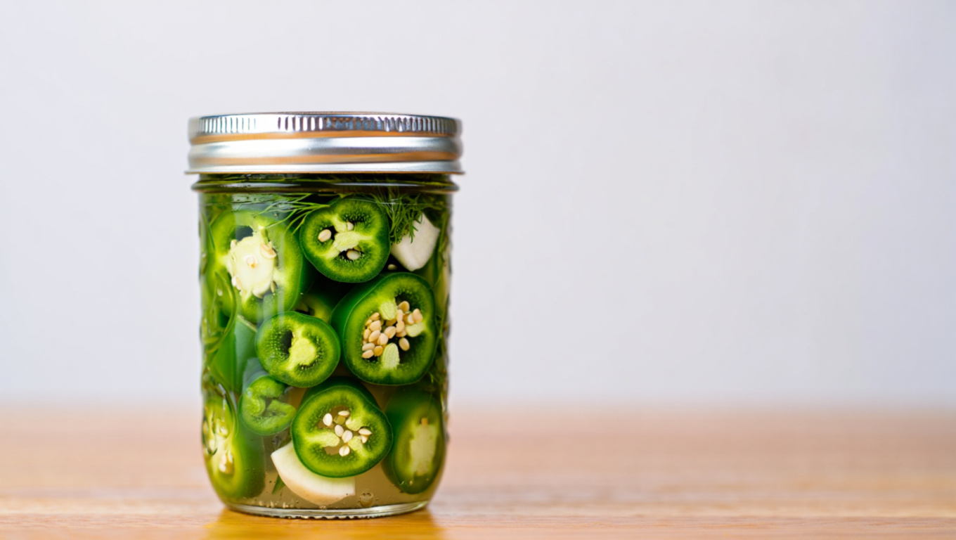 Tangy Pickled Hot Peppers