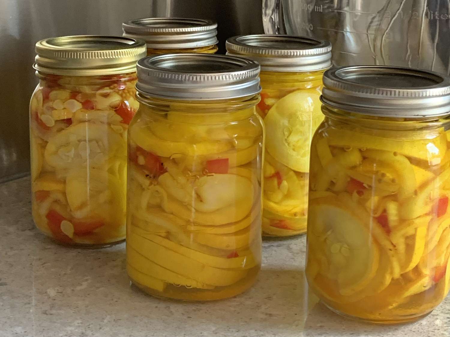 Tangy Pickled Squash