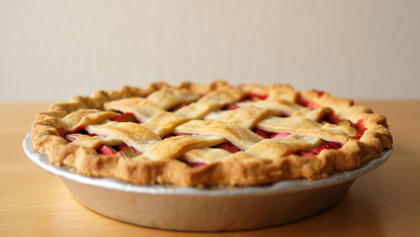 Tangy Rhubarb Pie