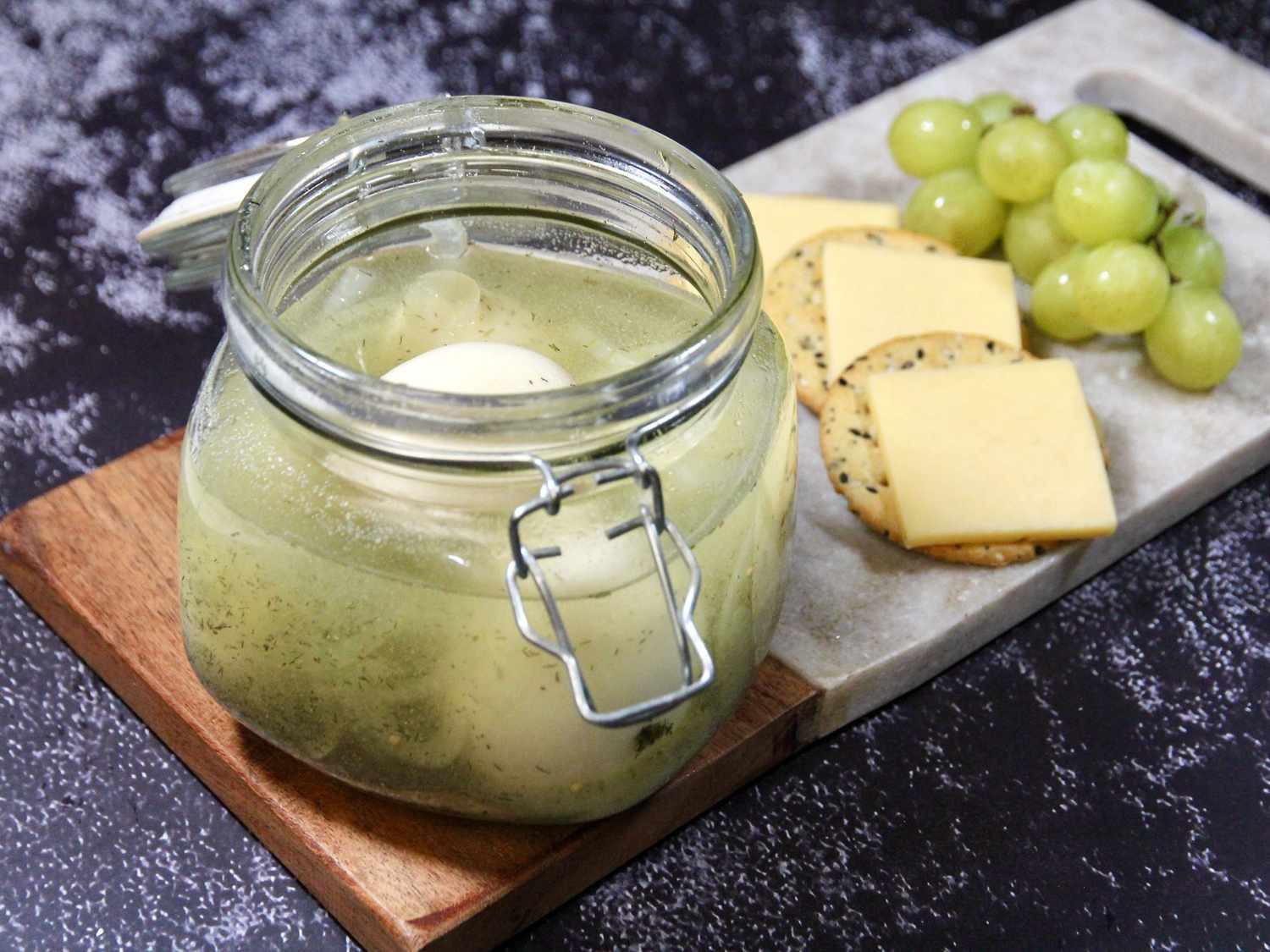 Tangy Yellow Pickled Eggs