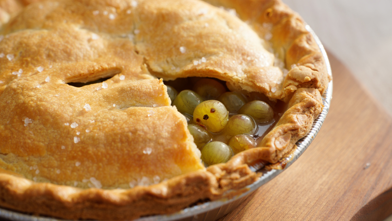 Tart Gooseberry Pie