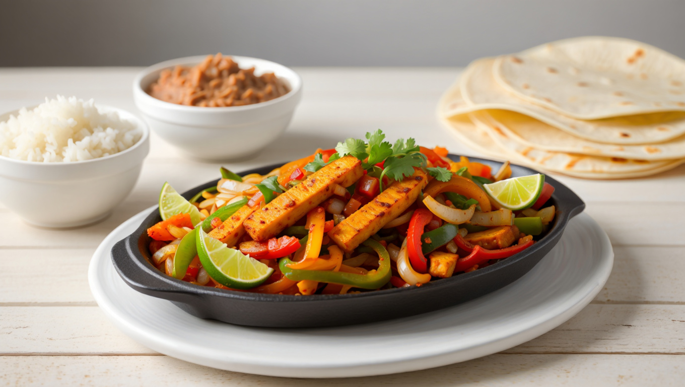 Tempeh Fajita Skillet