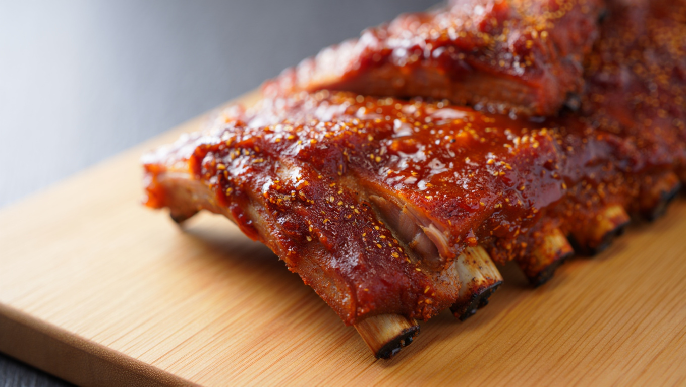 Tender BBQ Ribs with Spicy Rub