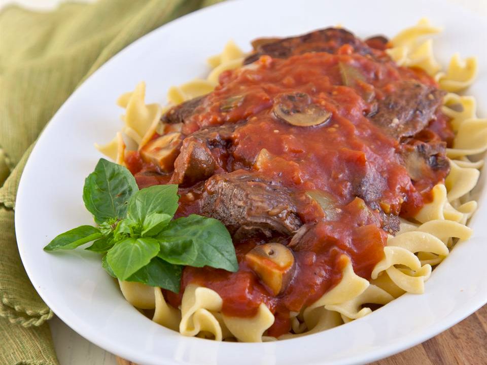 Tender Beef Cacciatore