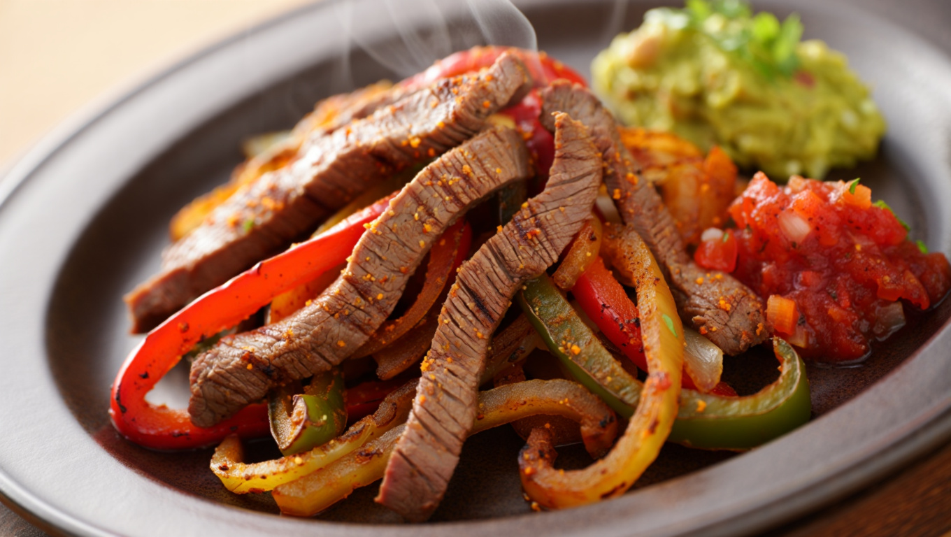 Tender Beef Fajitas
