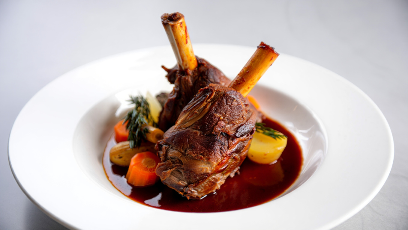Tender Braised Lamb Shanks