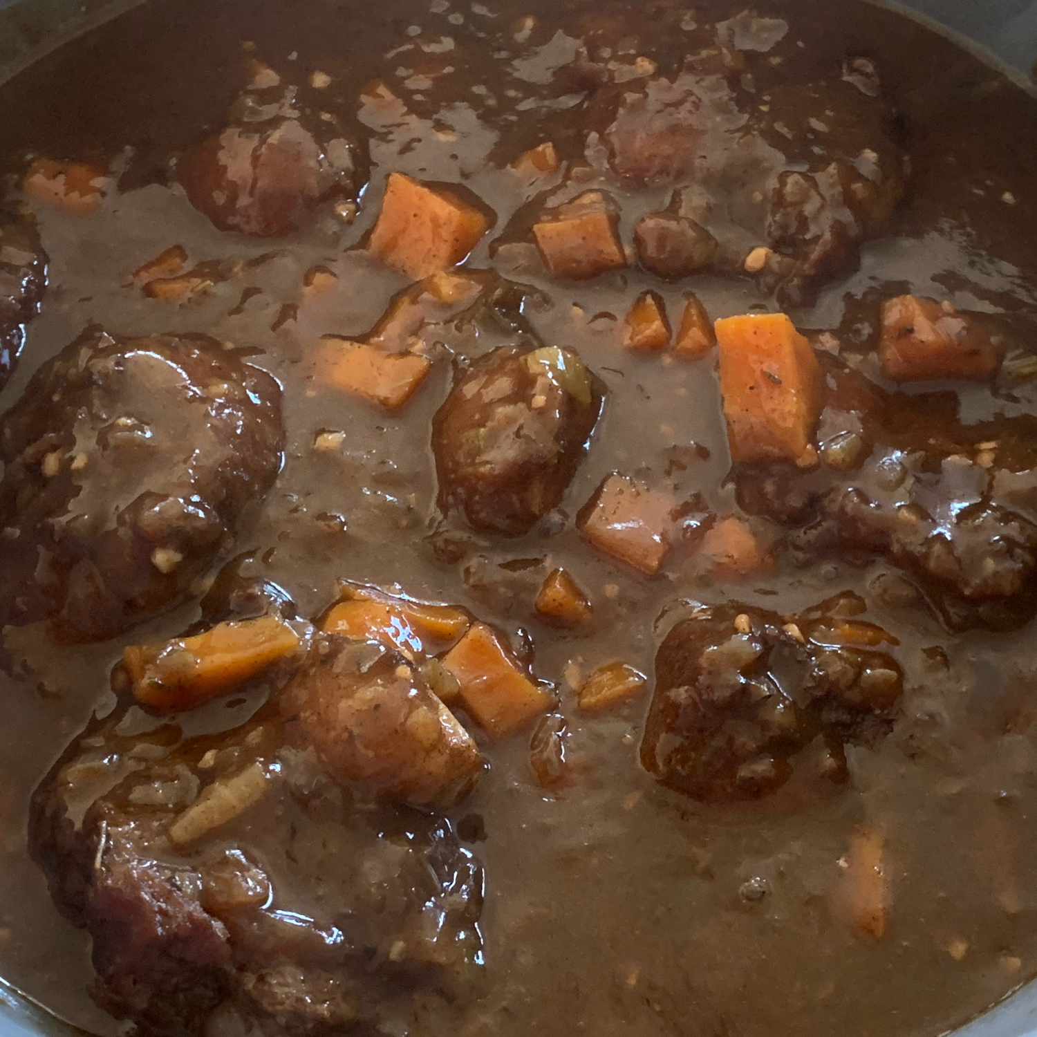 Tender Jamaican Oxtail Stew in the Instant Pot