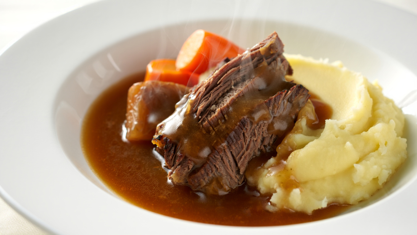 Tender Pot Roast with Gravy