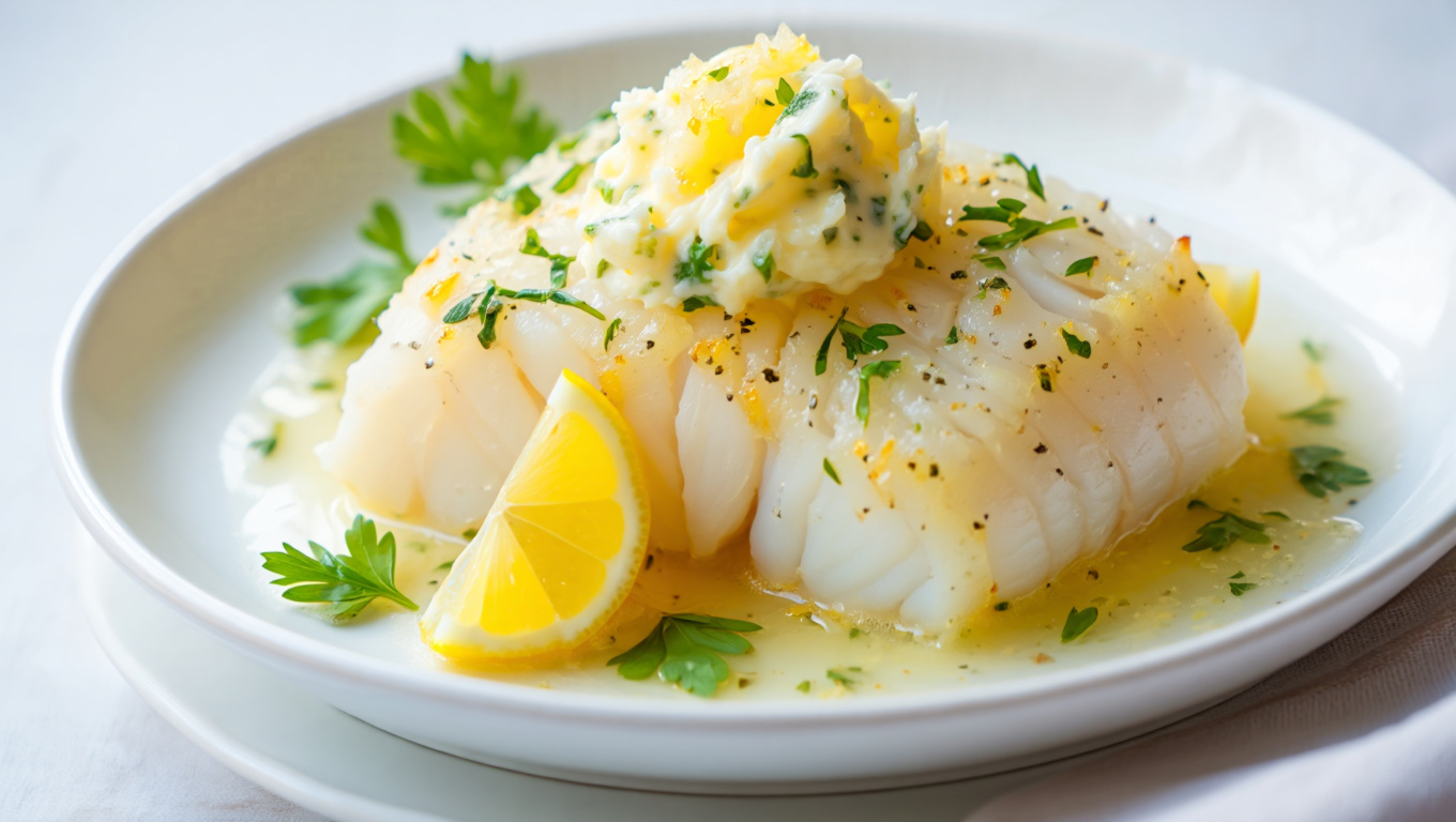 Tender Sous Vide Cod with Lemon Butter
