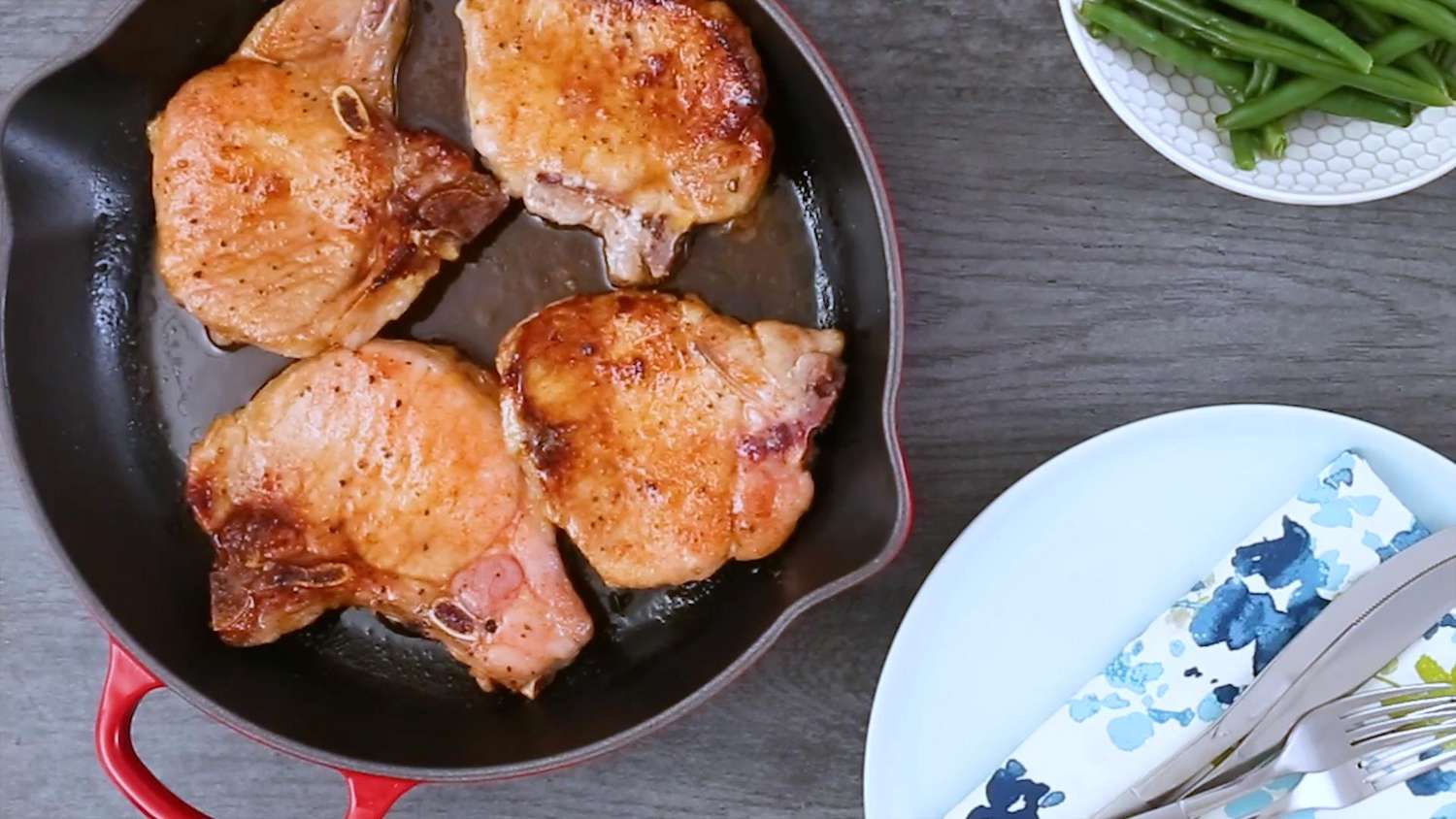 Tender Spice-Rubbed Pork Chops