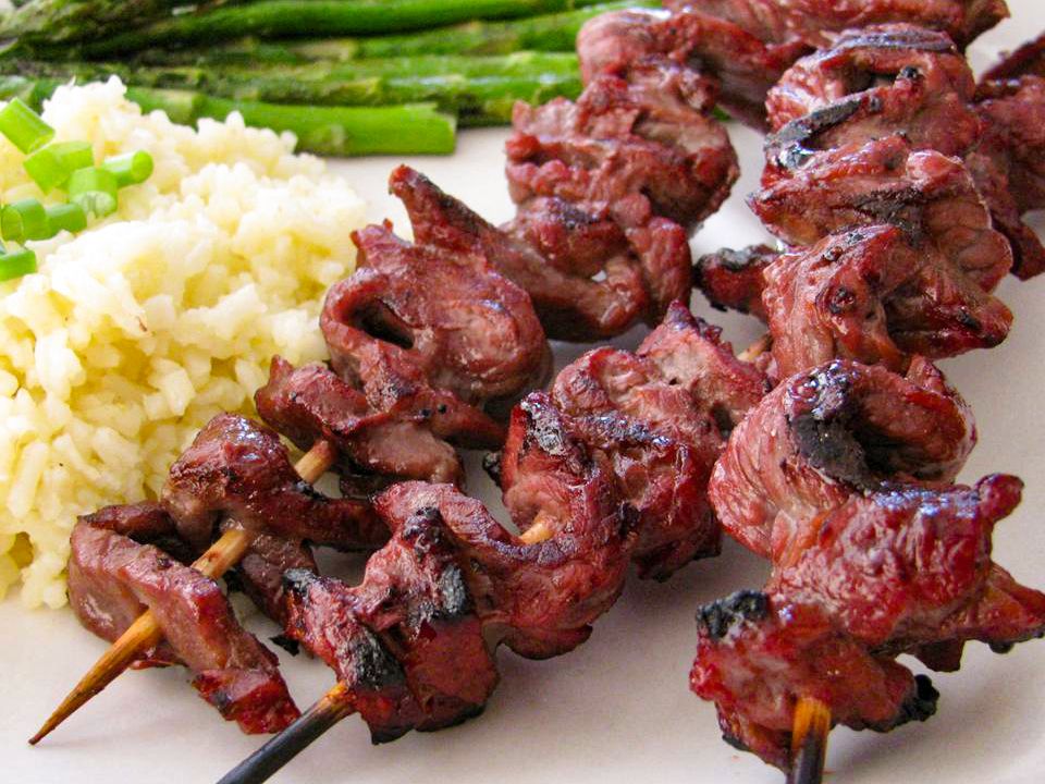 Teriyaki Beef Skewers