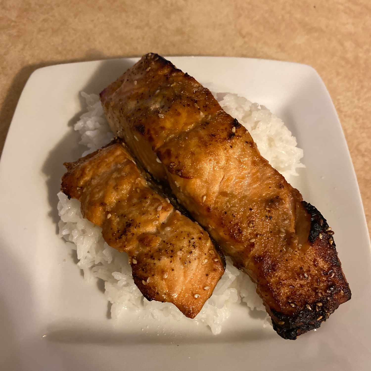 Teriyaki Grilled Salmon