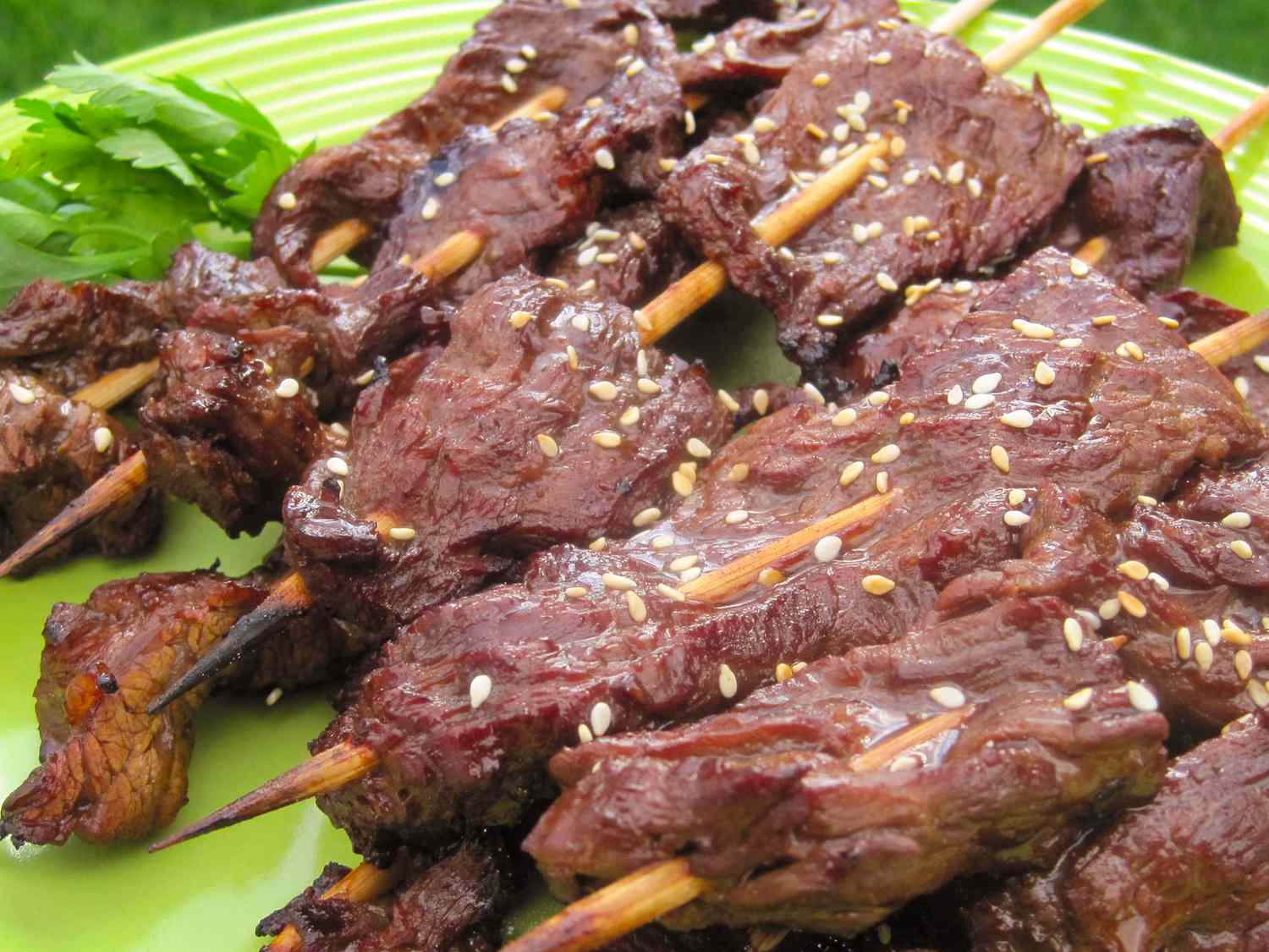 Teriyaki Steak Skewers