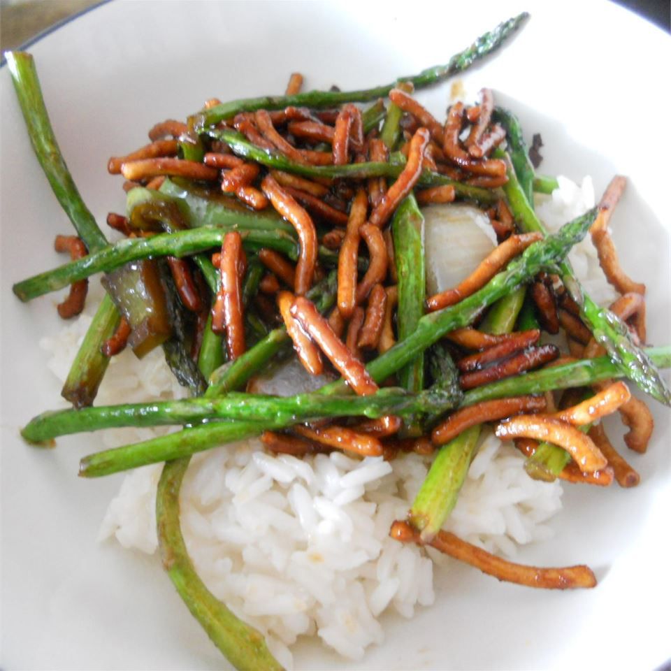 Teriyaki Stir-Fried Asparagus