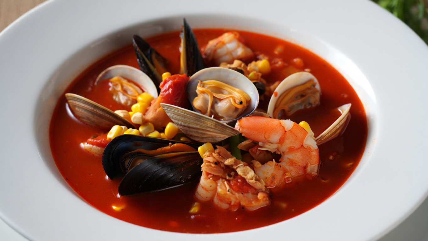 Tex-Mex Seafood Soup