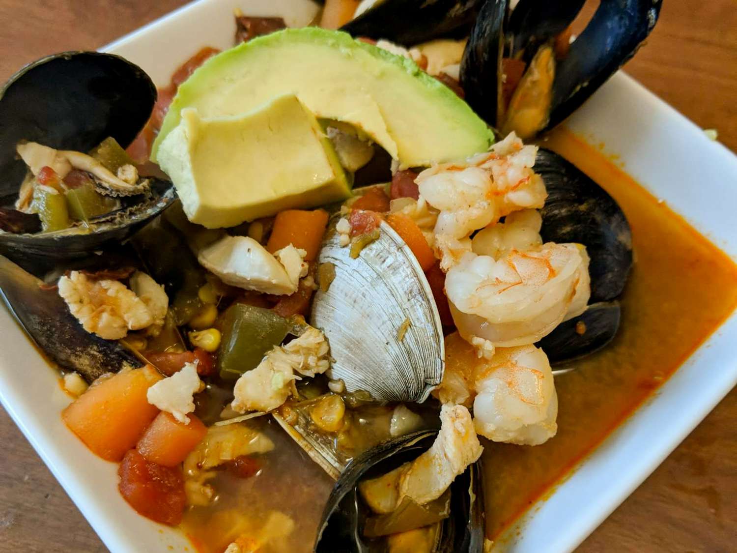 Tex-Mex Seafood Soup
