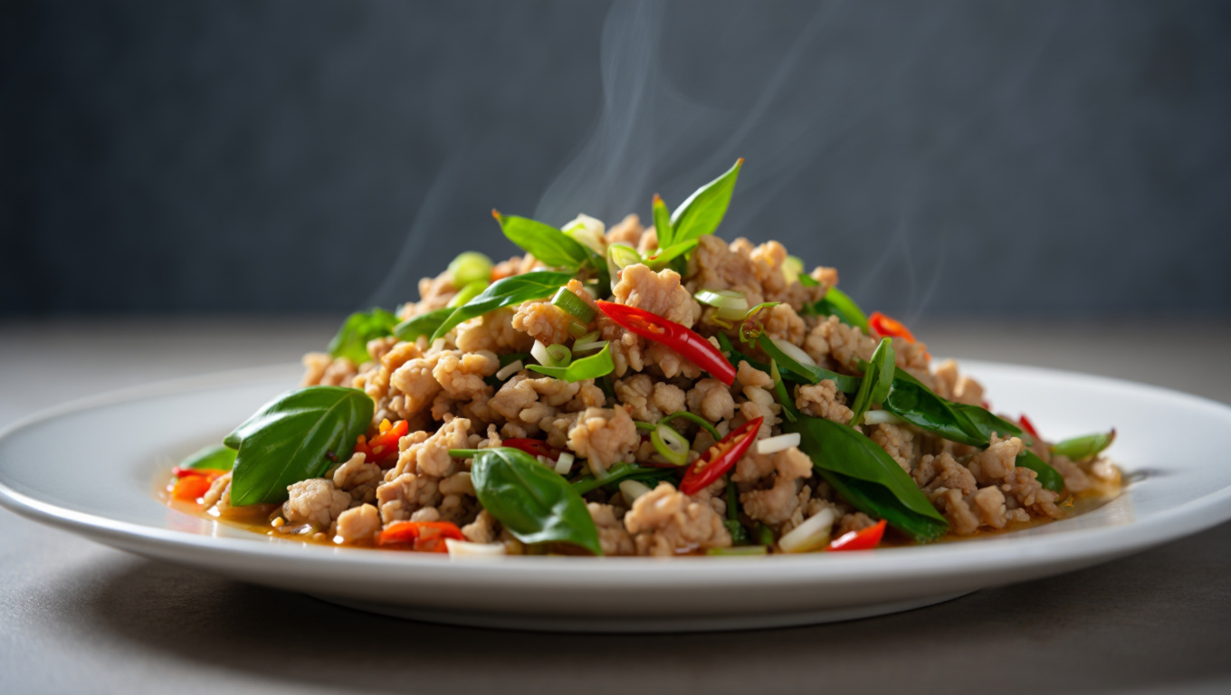 Thai Basil Pork Stir-Fry