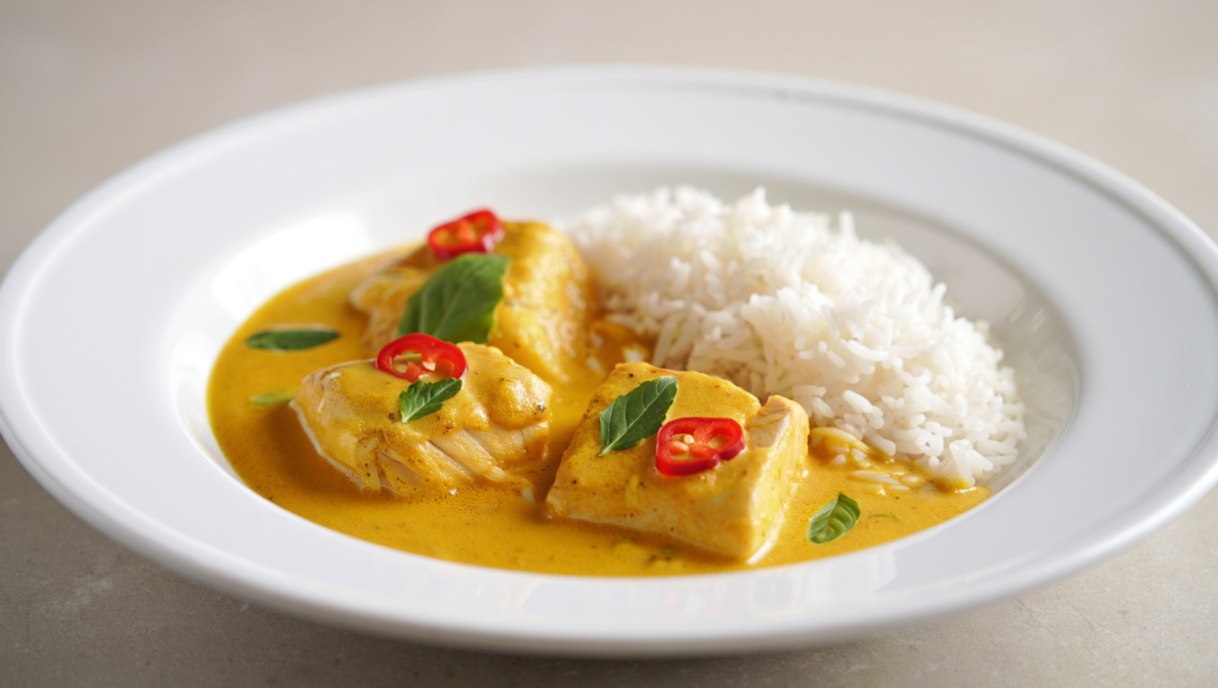Thai Coconut Curry Fish Filets