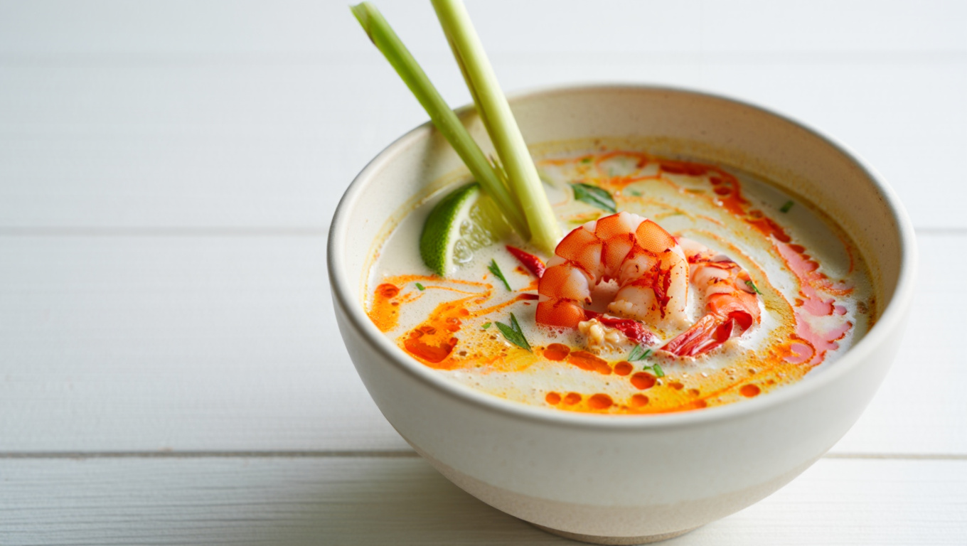Thai Coconut Shrimp Soup