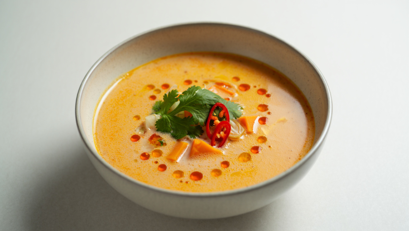 Thai Coconut Sweet Potato Soup