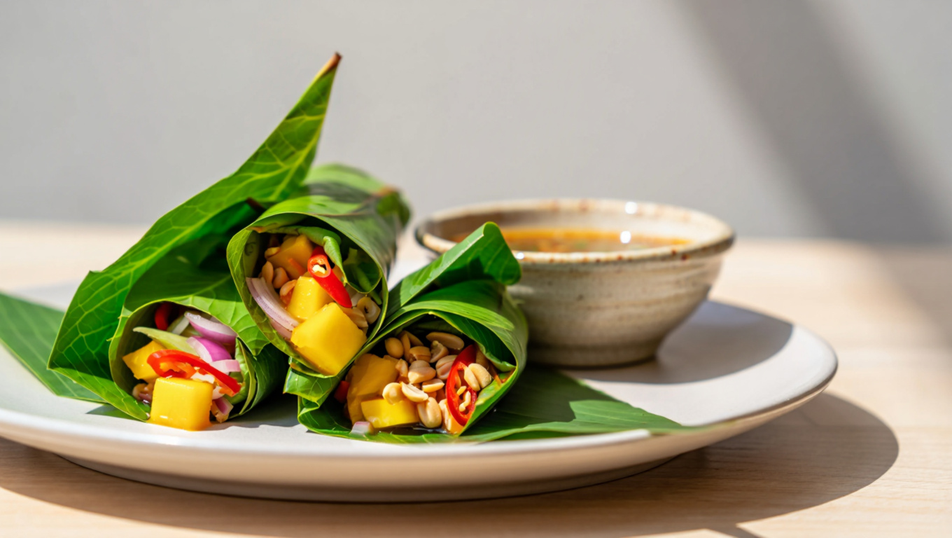 Thai Flavor Bomb Salad Wraps