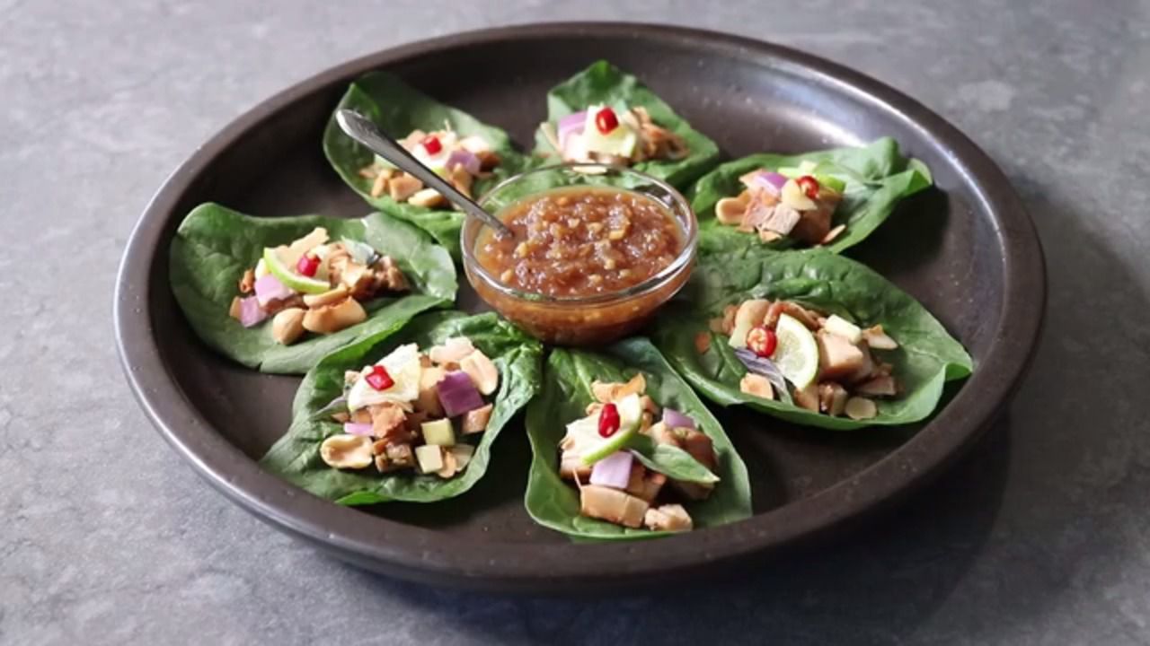 Thai Flavor Bomb Salad Wraps