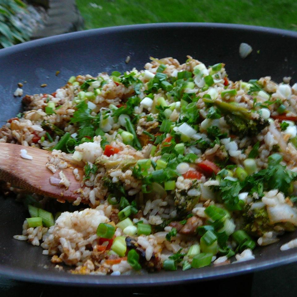 Thai Fried Rice with Marinated Chicken