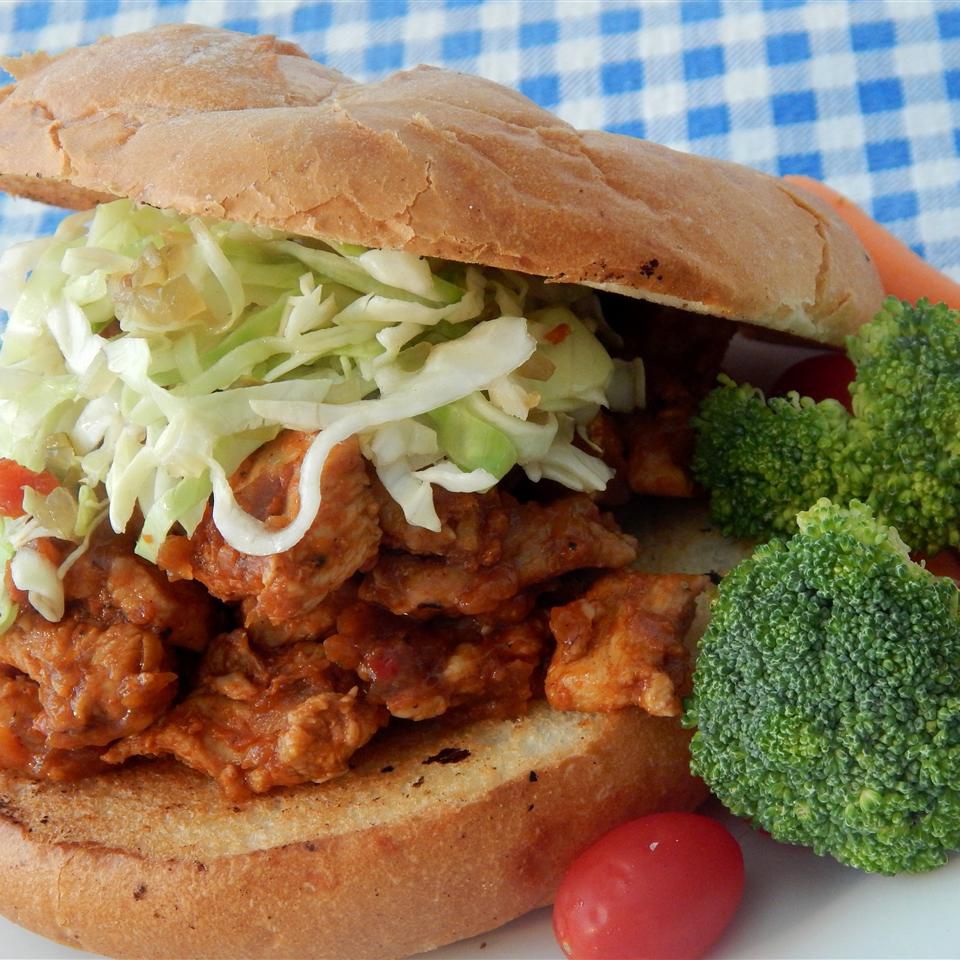 Thai-Inspired Chicken Slaw Burgers