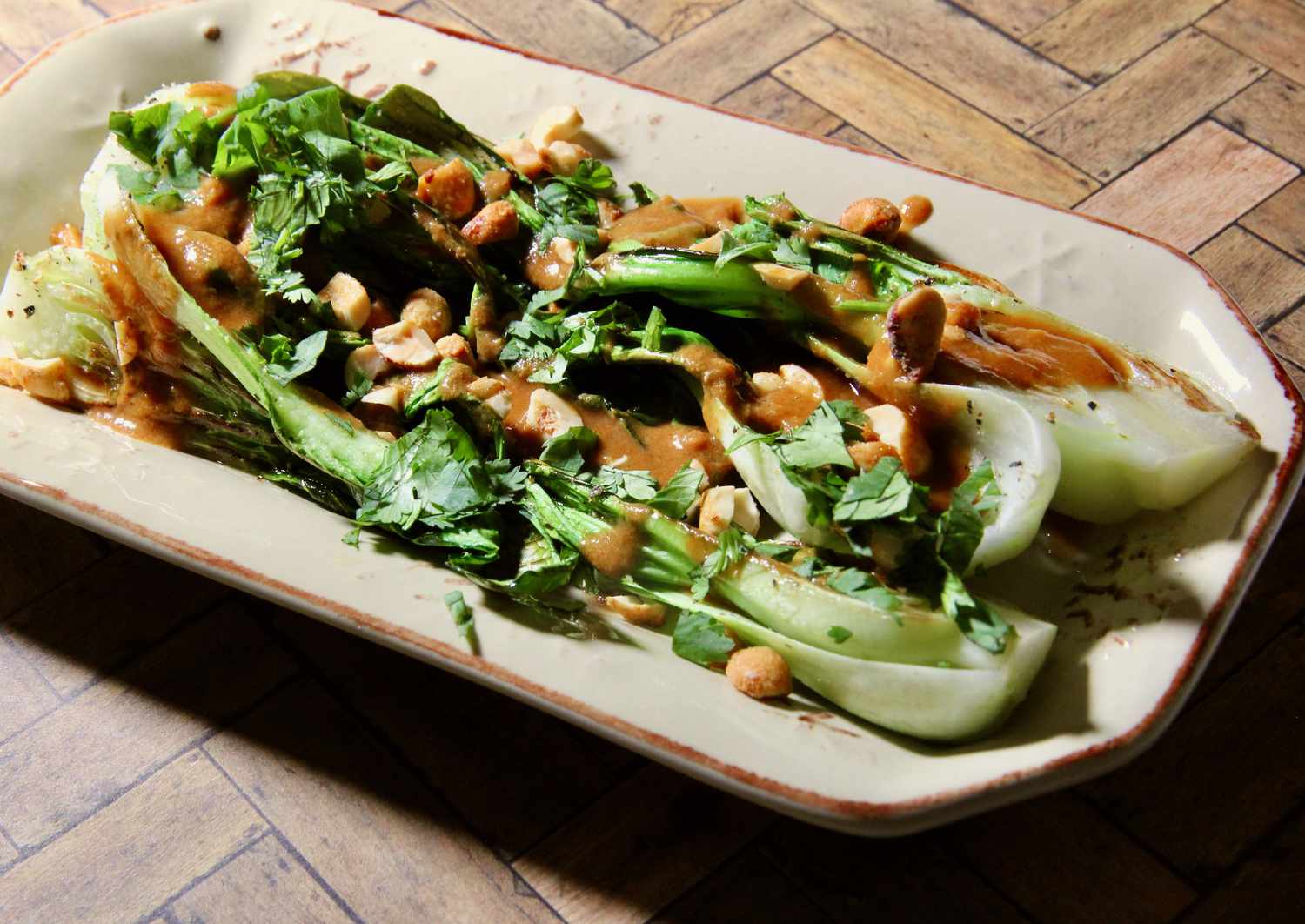 Thai Peanut Baby Bok Choy