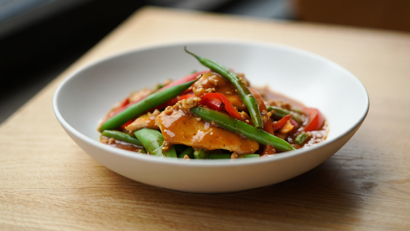 Thai Peanut Chicken Stir-Fry