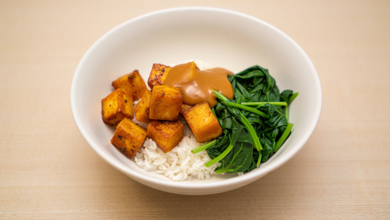 Thai Peanut Tofu Bowl