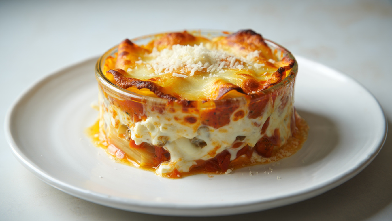 Three-Cheese Lasagna