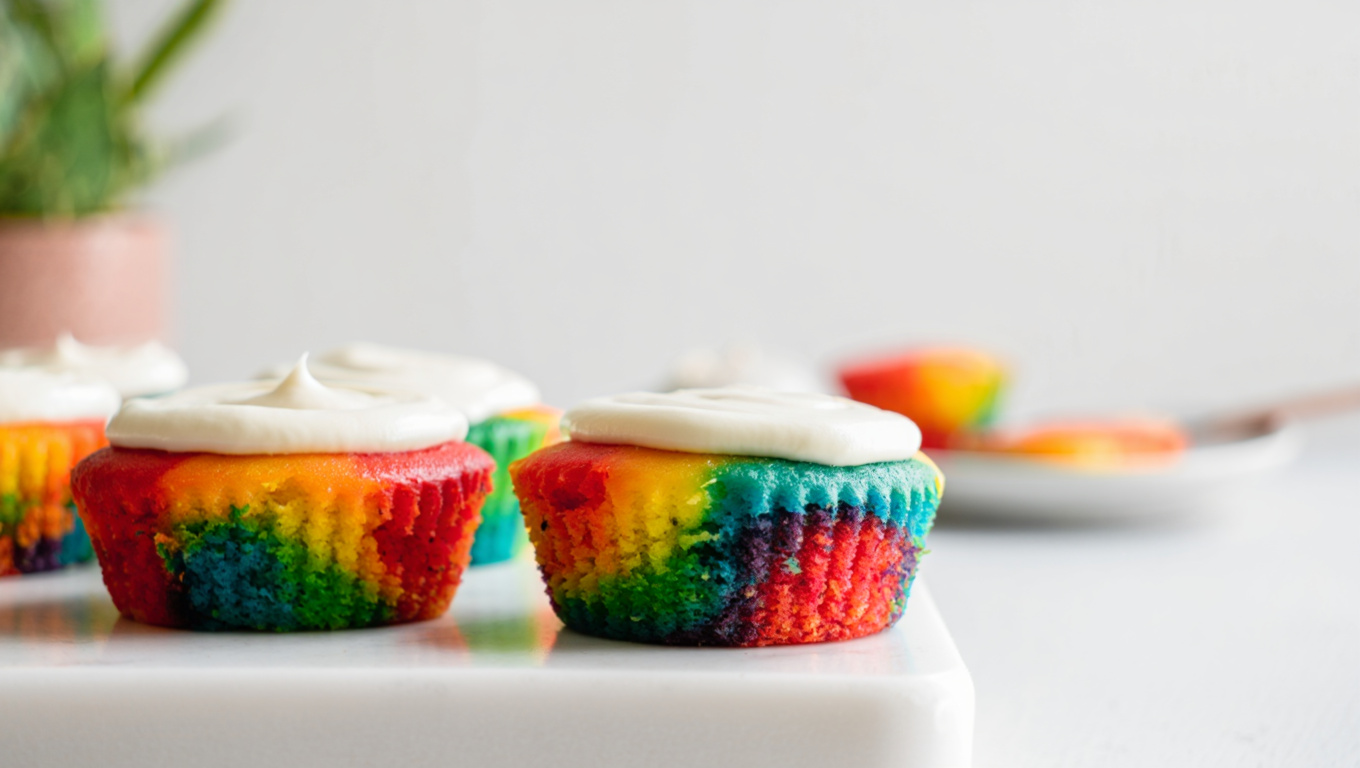Tie-Dye Clown Cake
