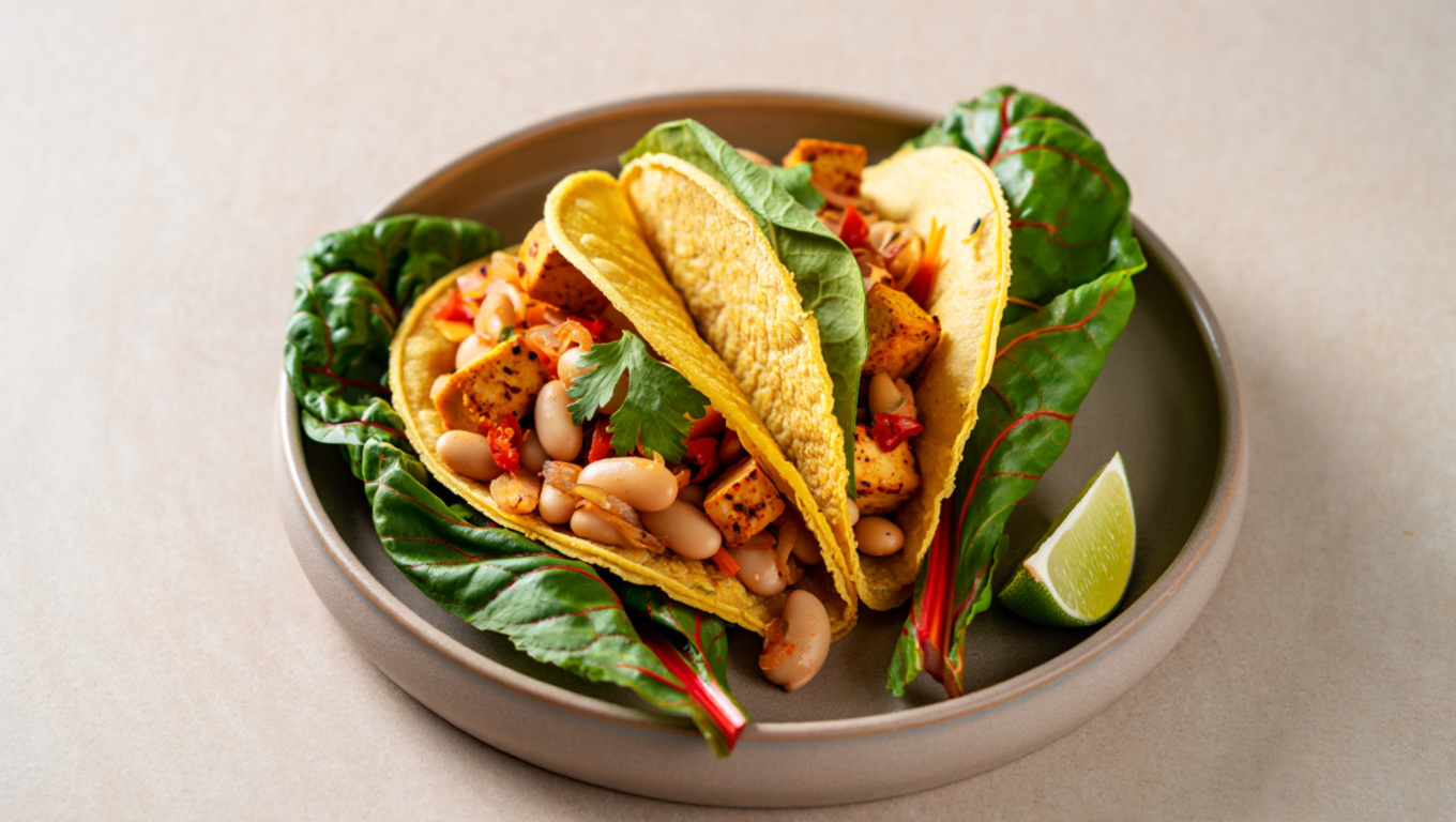 Tofu and Bean Tacos