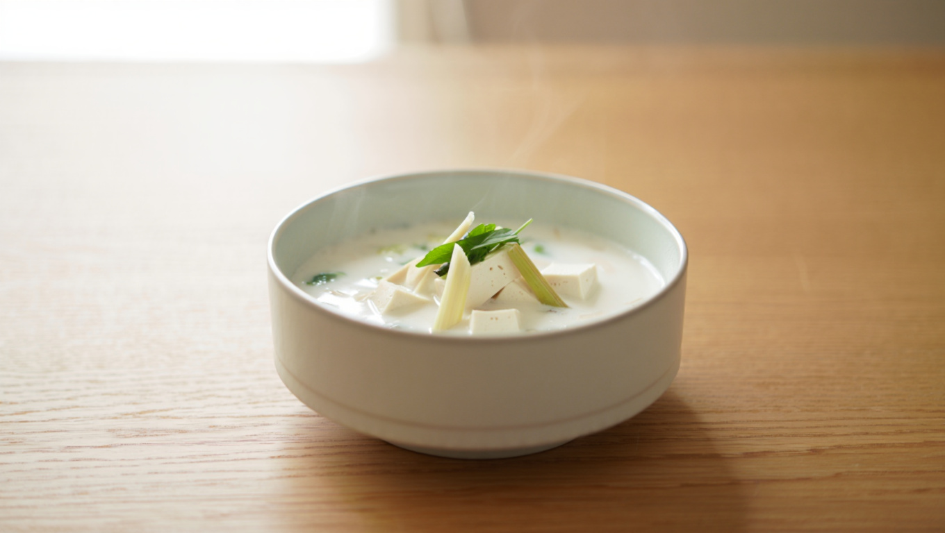 Tofu Lemongrass Coconut Soup