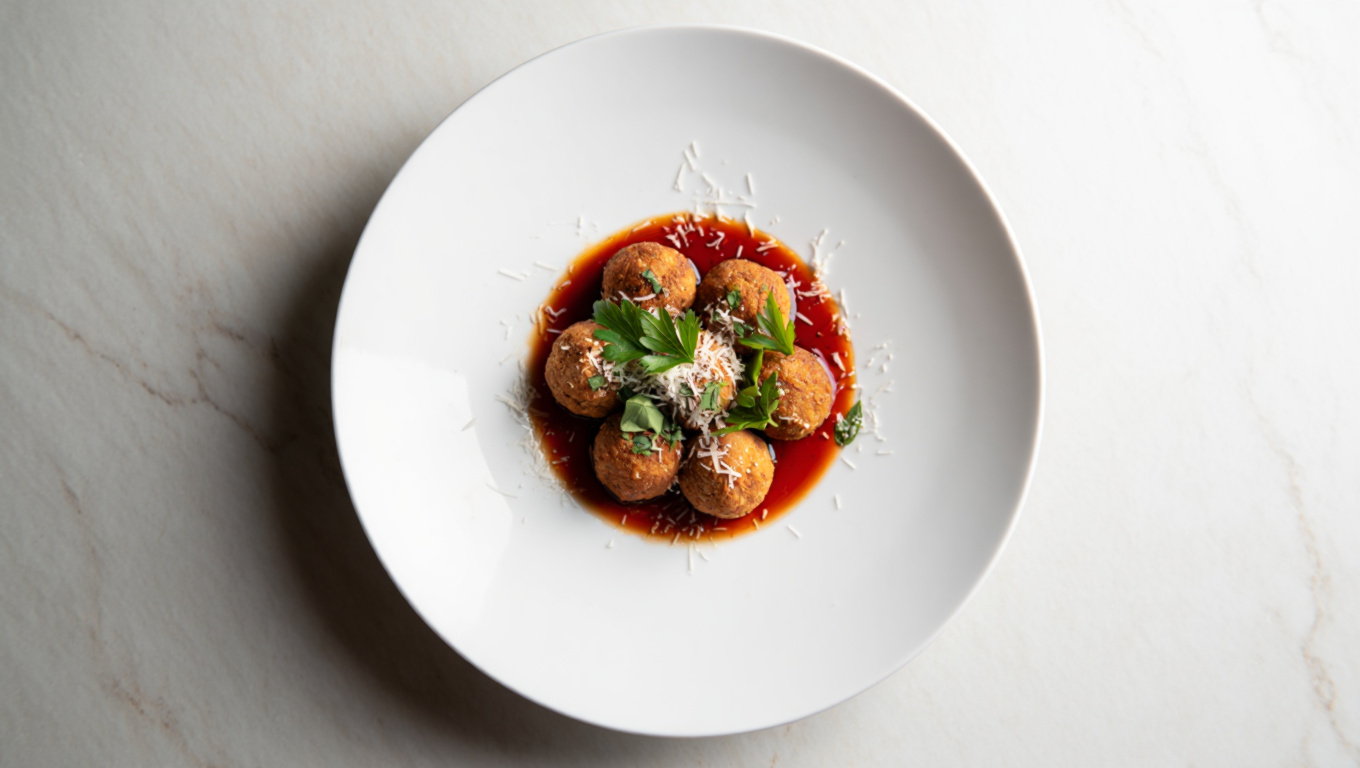 Tofu Meatballs Italiano