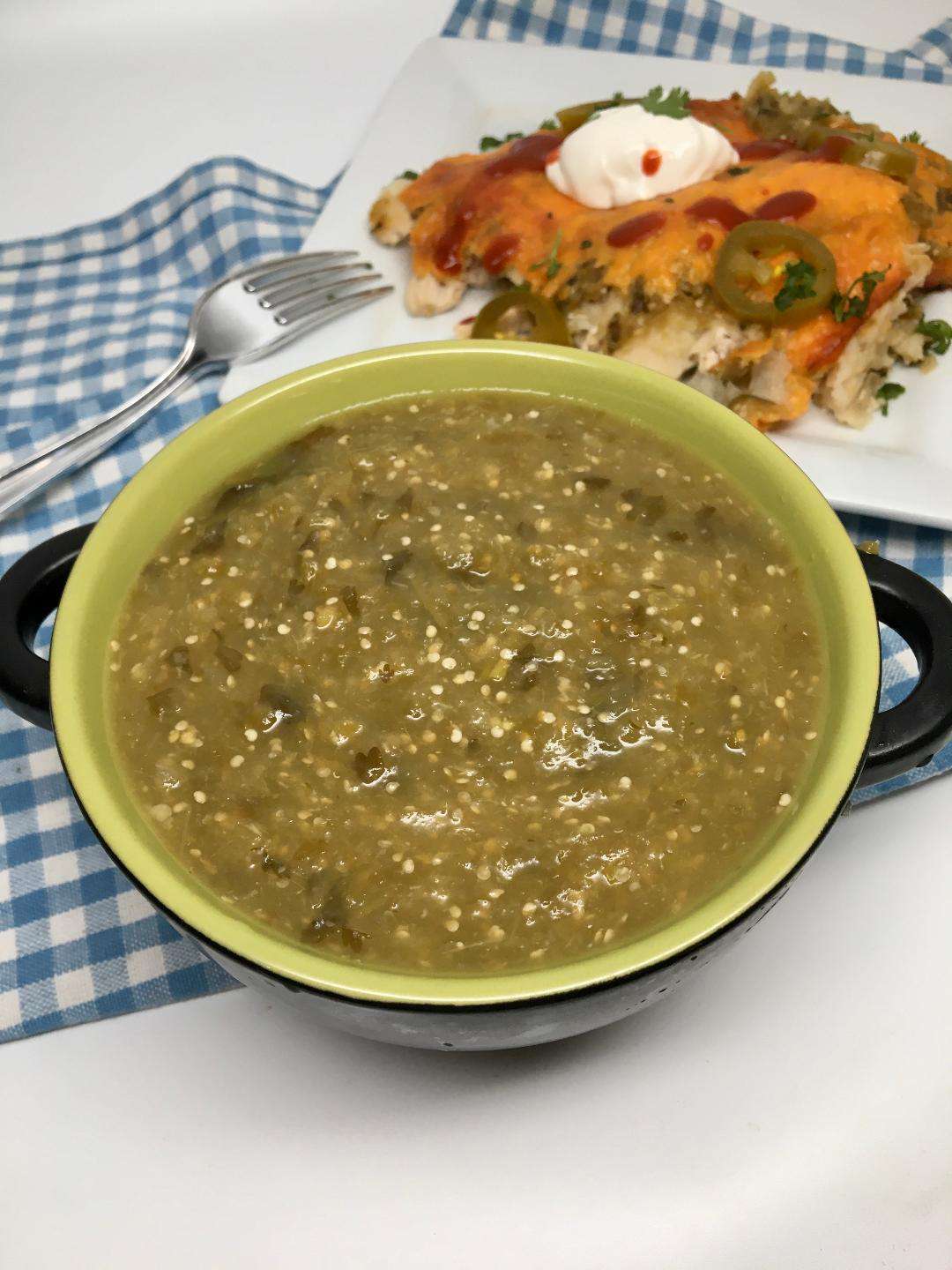 Tomatillo Enchilada Salsa