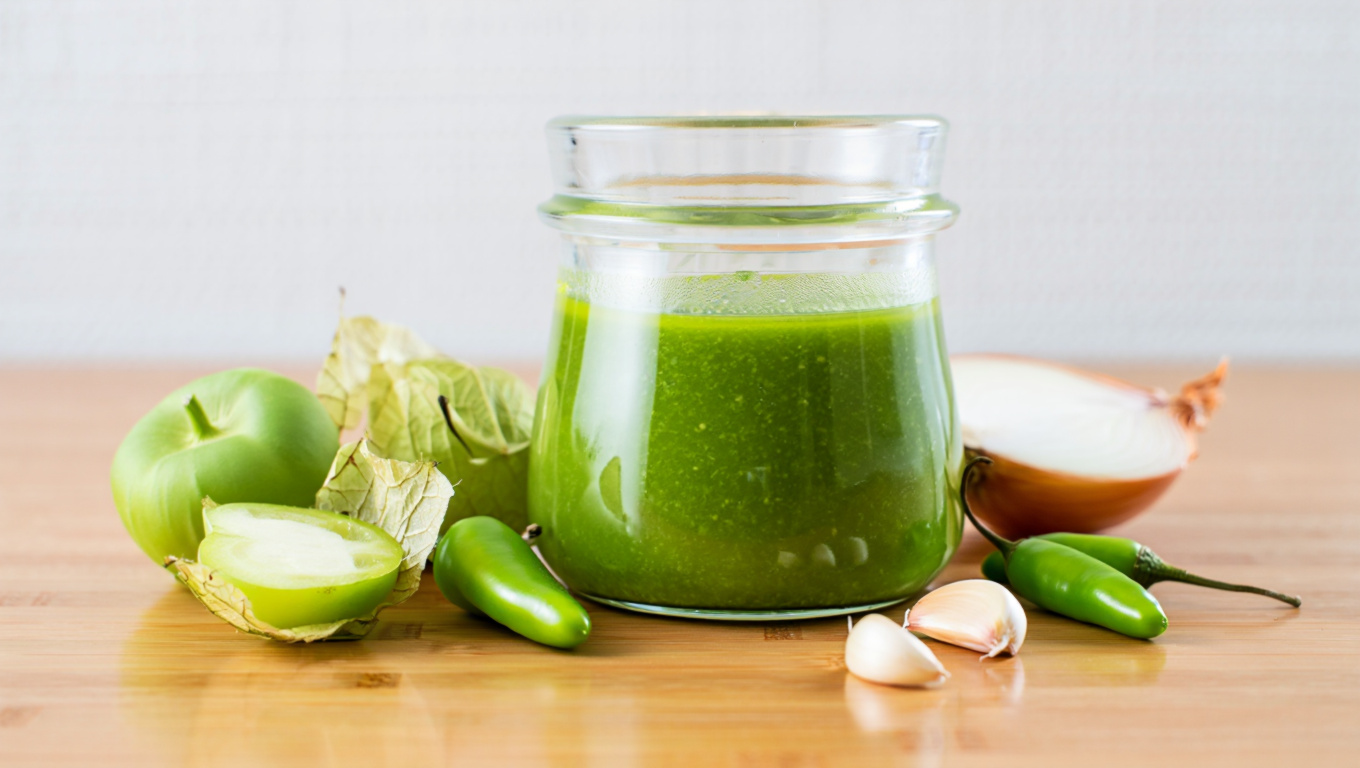 Tomatillo Green Hot Sauce