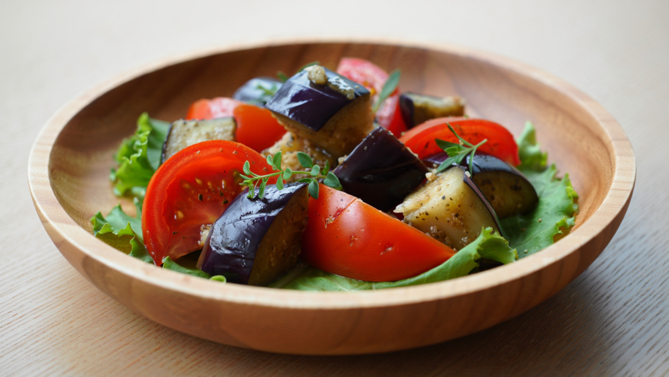Tomato and Eggplant Salad