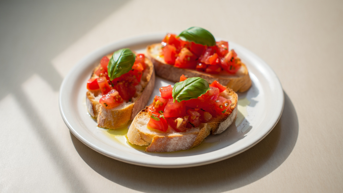 Tomato Basil Bruschetta